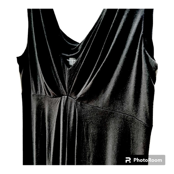 Comfy, little, black, Spense dress, size large, stretch, scoop back. - Picture 2 of 4